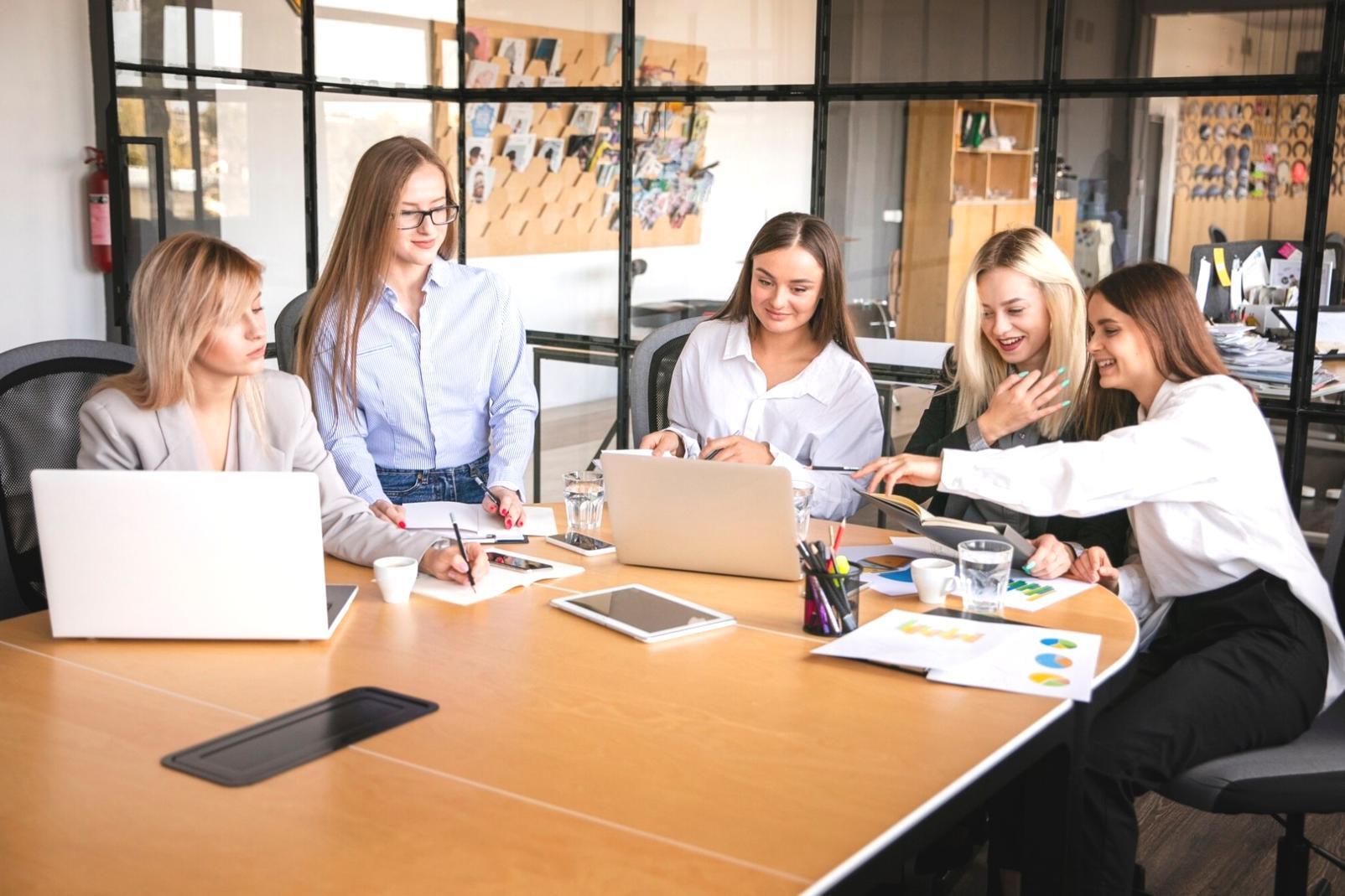 Investment analysis workspace showing financial charts and planning materials